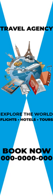 Custom Rack Cards Multiple Sizes Travel Agency
