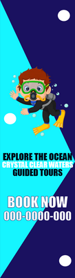 Custom Rack Cards Multiple Sizes Explore The Ocean