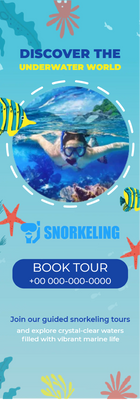 Custom Rack Cards Multiple Sizes Underwater World