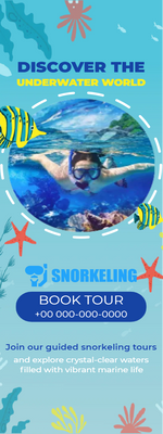 Custom Rack Cards Multiple Sizes Underwater World