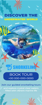 Custom Rack Cards Multiple Sizes Underwater World