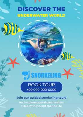 Custom Rack Cards Multiple Sizes Underwater World