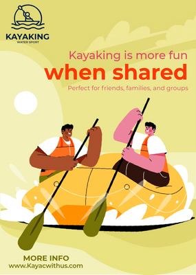 Custom Rack Cards Multiple Sizes Kayaking