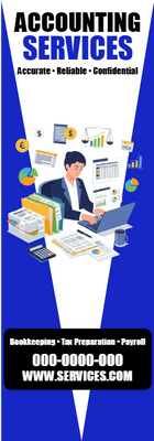 Custom Rack Cards Multiple Sizes Tax Accounting