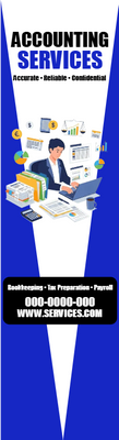 Custom Rack Cards Multiple Sizes Tax Accounting