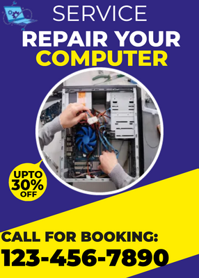 Custom Rack Cards Multiple Sizes Service Repair