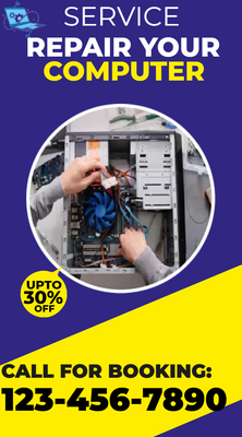 Custom Rack Cards Multiple Sizes Service Repair