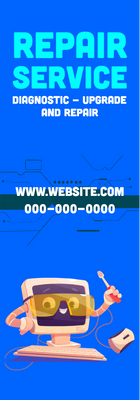 Custom Rack Cards Multiple Sizes Diagnostic - Upgrade