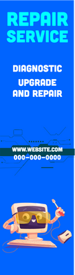 Custom Rack Cards Multiple Sizes Diagnostic - Upgrade