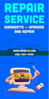 Custom Rack Cards Multiple Sizes Diagnostic - Upgrade