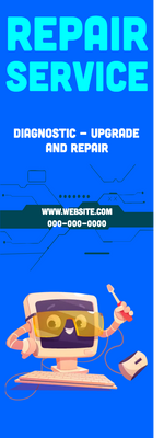 Custom Rack Cards Multiple Sizes Diagnostic - Upgrade