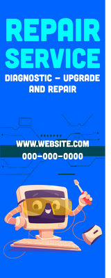 Custom Rack Cards Multiple Sizes Diagnostic - Upgrade