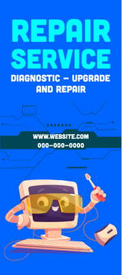 Custom Rack Cards Multiple Sizes Diagnostic - Upgrade