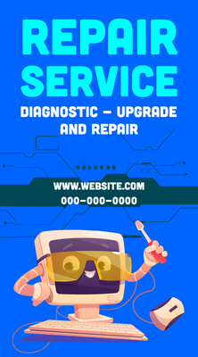 Custom Rack Cards Multiple Sizes Diagnostic - Upgrade