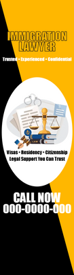 Custom Rack Cards Multiple Sizes Immigration Lawyer
