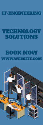 Custom Rack Cards Multiple Sizes IT Engineering
