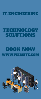 Custom Rack Cards Multiple Sizes IT Engineering