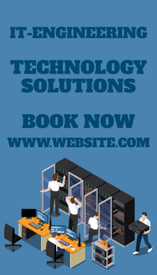 Custom Rack Cards Multiple Sizes IT Engineering