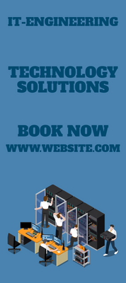 Custom Rack Cards Multiple Sizes IT Engineering