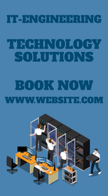 Custom Rack Cards Multiple Sizes IT Engineering