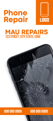 Custom Rack Cards Multiple Sizes Phone Repair