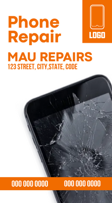 Custom Rack Cards Multiple Sizes Phone Repair