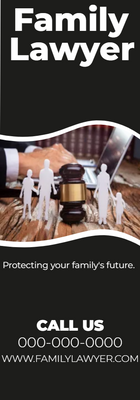 Custom Rack Cards Multiple Sizes Family Protection