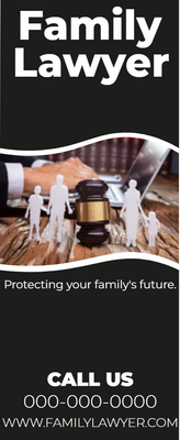 Custom Rack Cards Multiple Sizes Family Protection