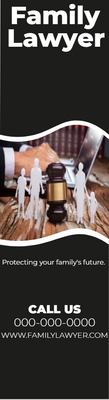 Custom Rack Cards Multiple Sizes Family Protection