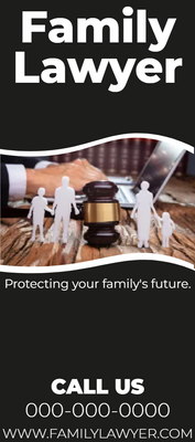 Custom Rack Cards Multiple Sizes Family Protection