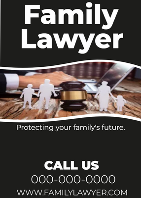 Custom Rack Cards Multiple Sizes Family Protection