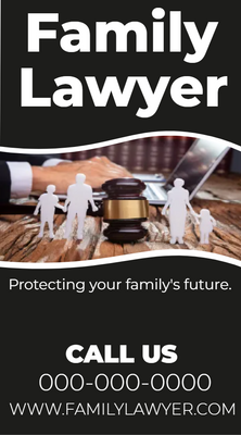 Custom Rack Cards Multiple Sizes Family Protection