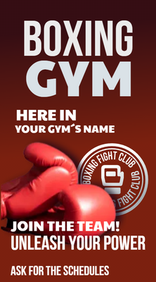Custom Rack Cards Multiple Sizes Boxing Gym