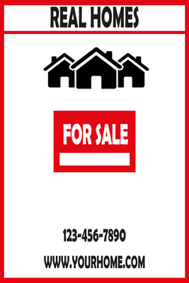 Custom Outdoor Yard Signs Multiple Sizes Real Home