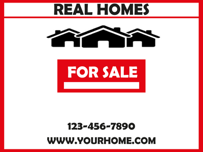 Custom Outdoor Yard Signs Multiple Sizes Real Home