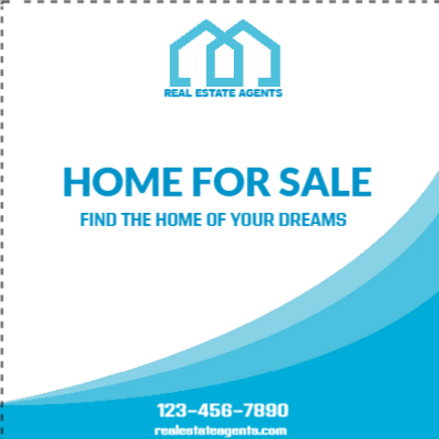 Custom Outdoor Yard Signs Multiple Sizes Dream Home