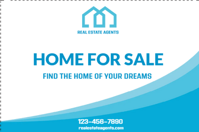 Custom Outdoor Yard Signs Multiple Sizes Dream Home