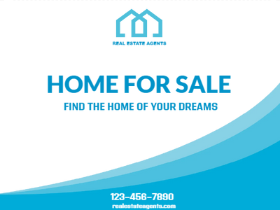 Custom Outdoor Yard Signs Multiple Sizes Dream Home