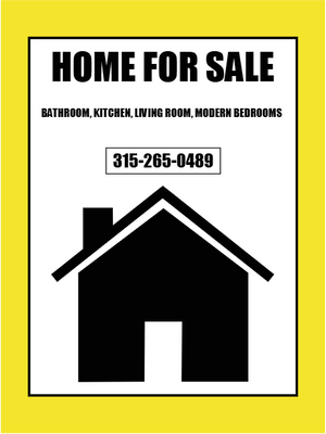 Custom Outdoor Yard Signs Multiple Sizes Home for Sale