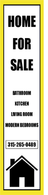 Custom Outdoor Yard Signs Multiple Sizes Home for Sale