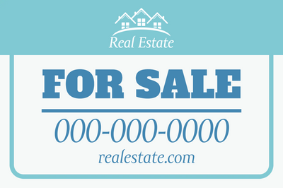 Custom Outdoor Yard Signs Multiple Sizes Real Estate