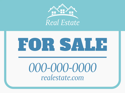 Custom Outdoor Yard Signs Multiple Sizes Real Estate