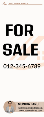 Custom Outdoor Yard Signs Multiple Sizes For Sale