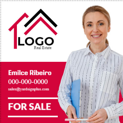 Custom Outdoor Yard Signs Multiple Sizes Logo Real Estate