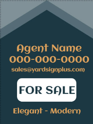 Custom Outdoor Yard Signs Multiple Sizes Modern House