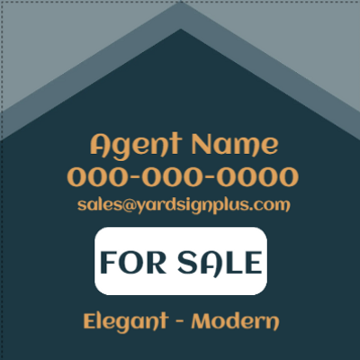 Custom Outdoor Yard Signs Multiple Sizes Modern House