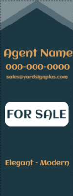 Custom Outdoor Yard Signs Multiple Sizes Modern House