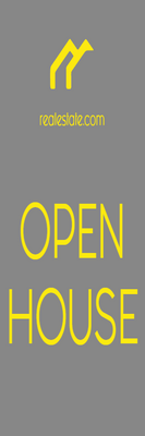 Custom Outdoor Yard Signs Multiple Sizes Open House