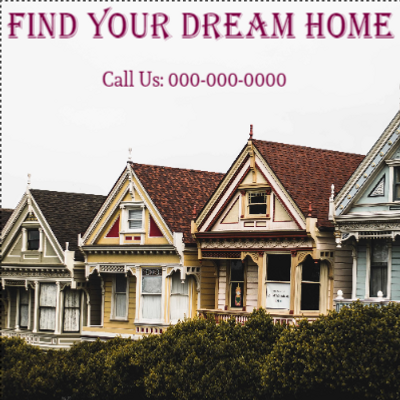 Custom Outdoor Yard Signs Multiple Sizes Your Dream Home
