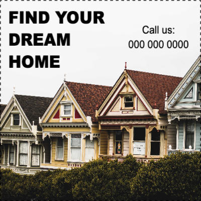 Custom Outdoor Yard Signs Multiple Sizes Your Dream Home